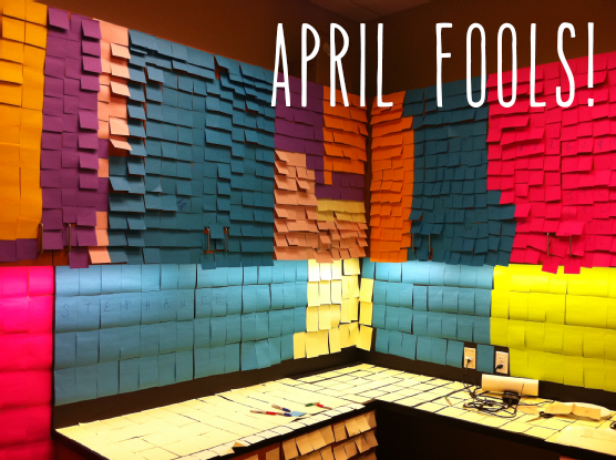 April Fools Sticky Notes